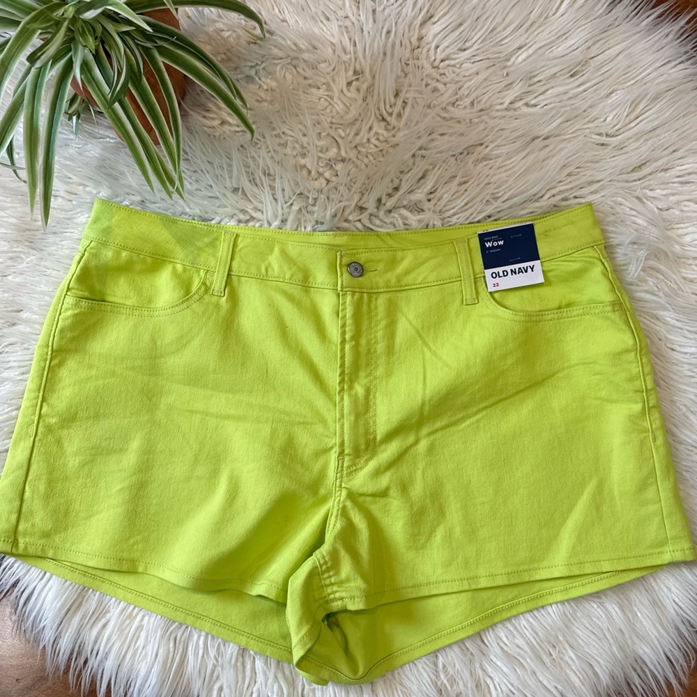 New🌿High-Rise Jean Shorts